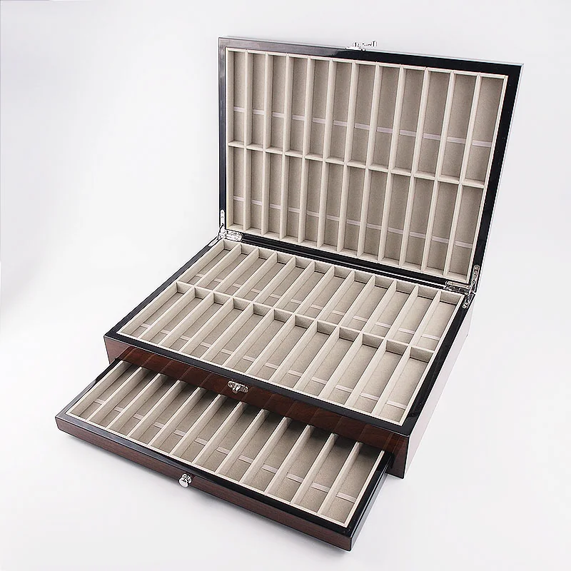 HL-2384 Lite Series Glossy Wood-Grain Watch Strap Case